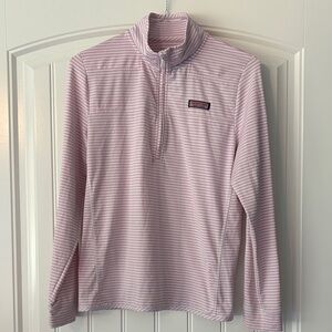 Vineyard Vines Pink and White Shep Shirt Womens M